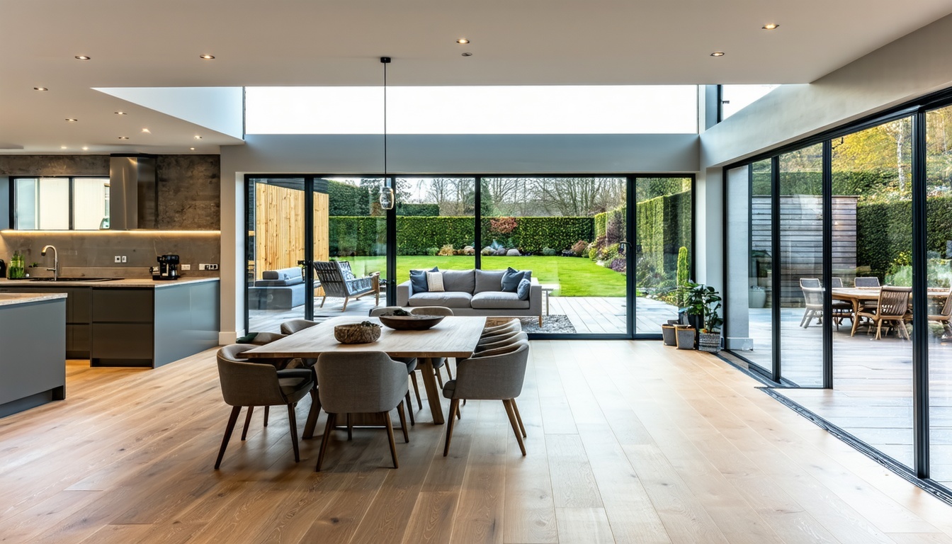Home extension increasing living space